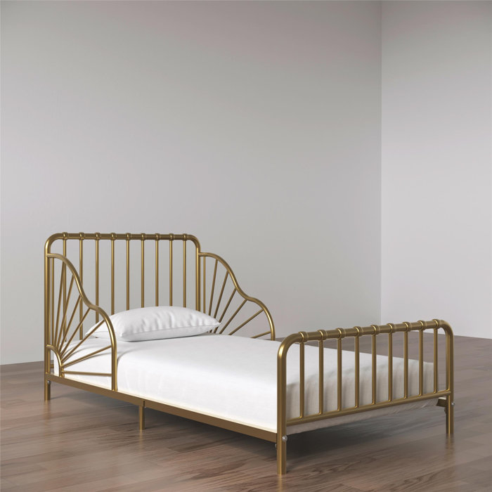 Little Seeds Quinn Whimsical Metal Toddler Bed & Reviews Wayfair